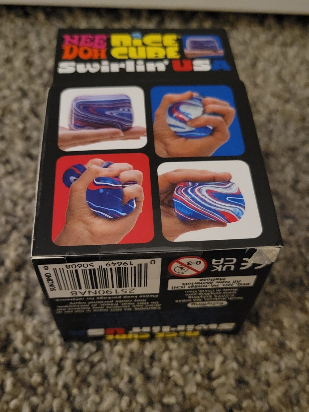 Needoh Nice Cube Swirlin' USA - Picture 2 of 2